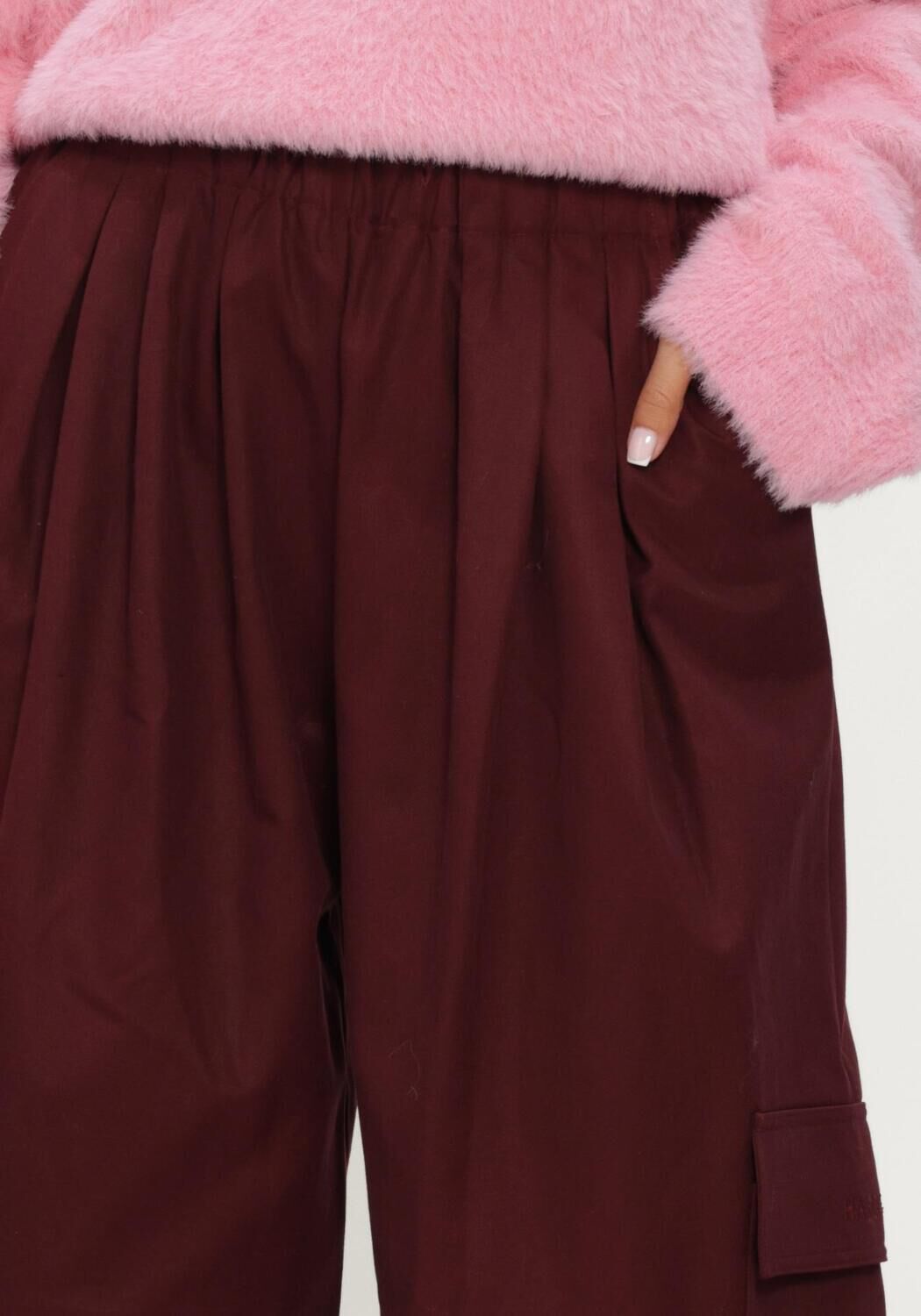 HARPER & YVE Pantalon cargo LENNE-PA Bordeaux - large