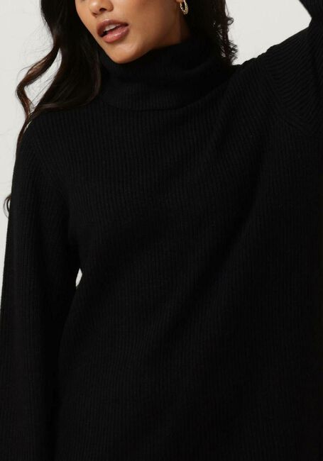 OBJECT Robe midi OBJMALENA L/S ROLLNECK DRESS NOOS en noir - large