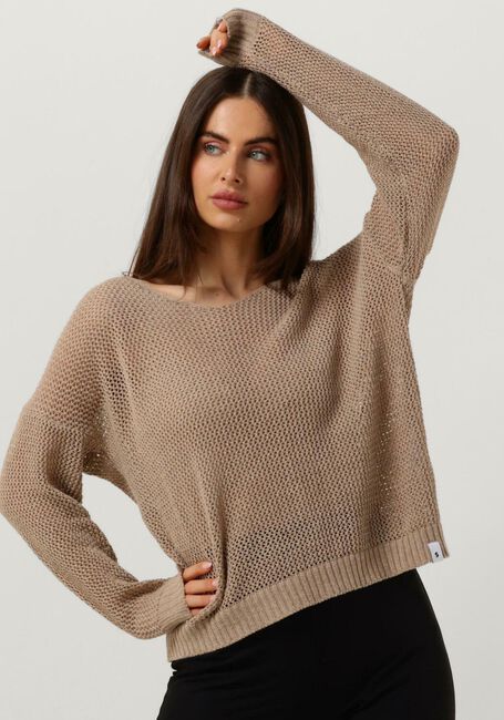 SIMPLE Haut KNIT-ECO-50CO-24-1 Sable - large