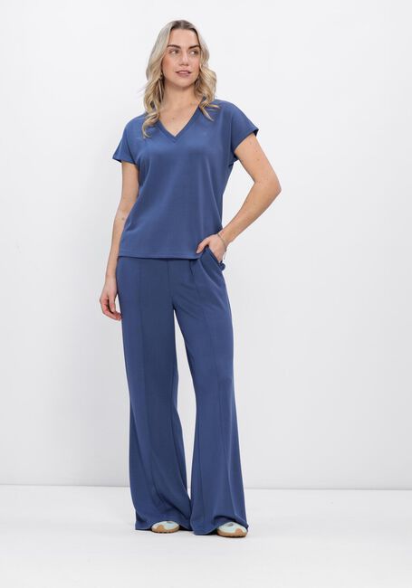 Blauwe AIMEE THE LABEL T-shirt INGRID - large