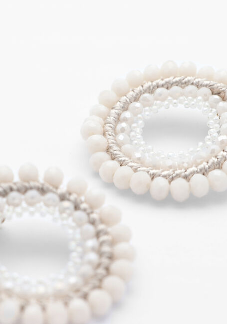 PAULIE POCKET Boucles d'oreilles ELEGANT HOOPS EARRINGS en beige - large