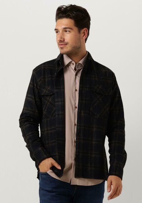 Donkerblauwe GENTILUOMO Overshirt S8260-982 - large
