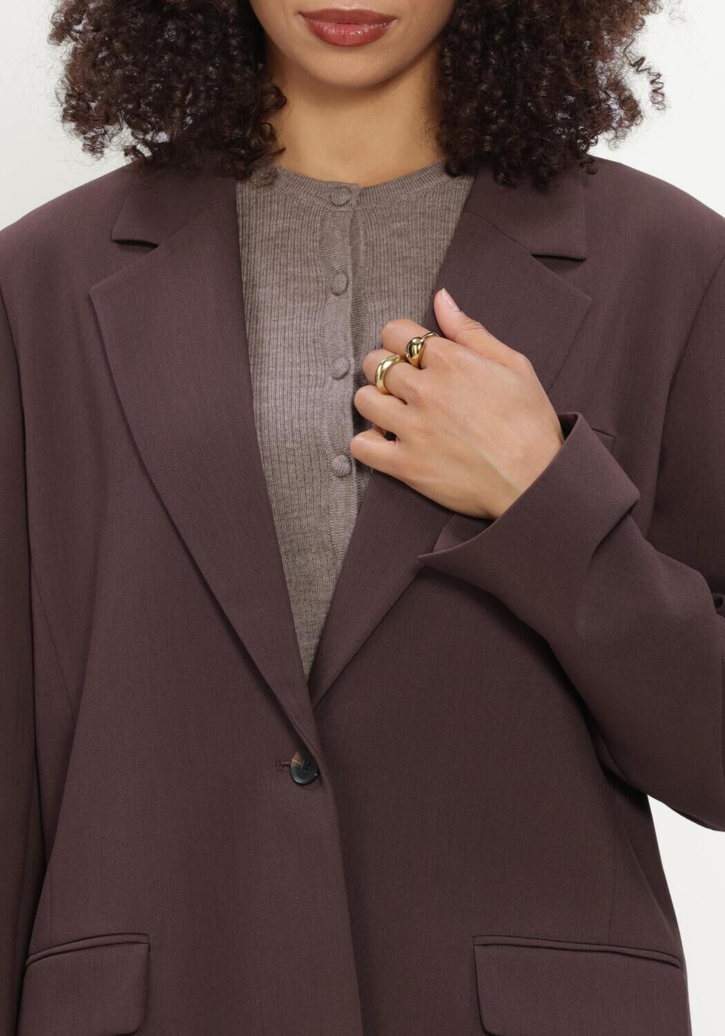 MODSTR&Ouml;M Blazer GALE BLAZER en marron - large