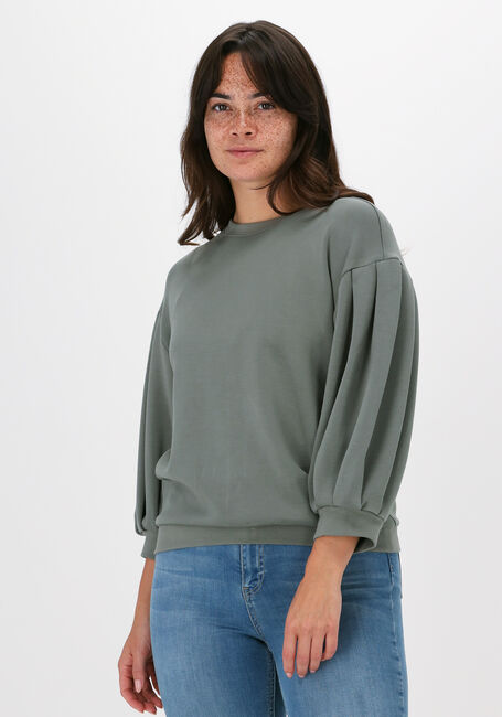 MSCH COPENHAGEN Pull IMA 3/4 SWEATSHIRT 16241 en vert - large