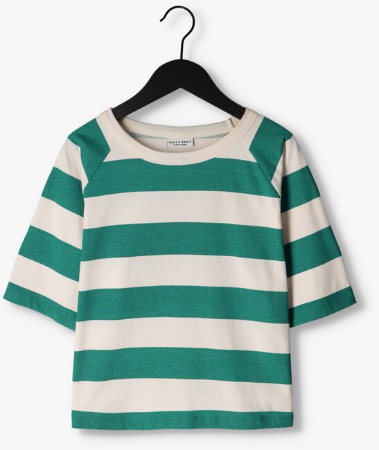 DAILY BRAT T-shirt STRIPED T-SHIRT en vert - large