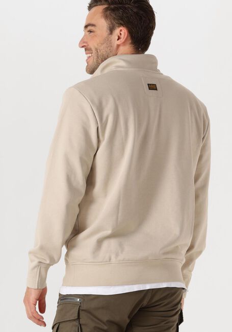 G-STAR RAW Chandail NIFOUS HALF ZIP SW Sable - large