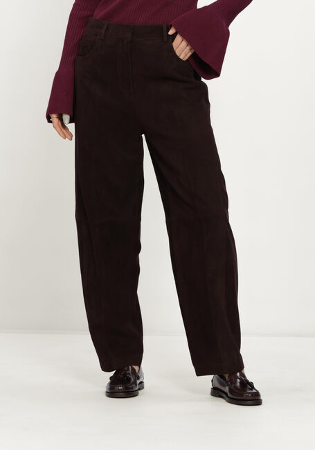Bruine IBANA Wijde broek PARLA SUEDE - large