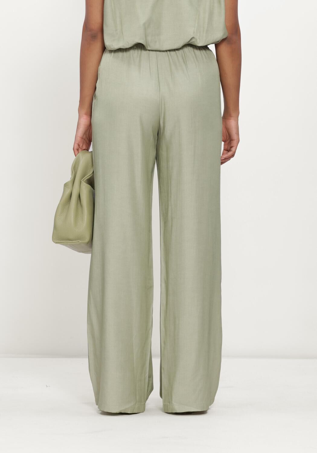 REFINED DEPARTMENT Pantalon large LADIES WOVEN FLOWY WIDE LEG PANTS NOVA Menthe - large