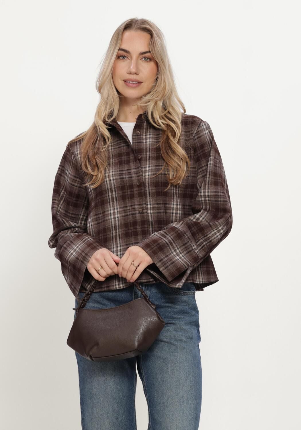 Bruine NEO NOIR  JAYLIN FLANNEL CHECK SHIRT - large
