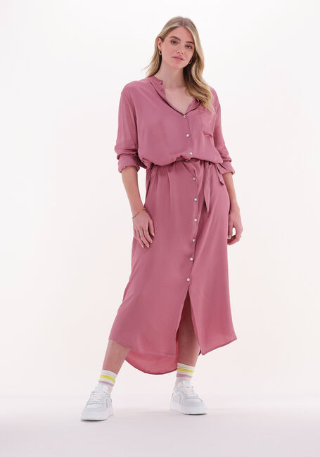 10DAYS Robe midi FLOWY SHIRT DRESS en rose - large