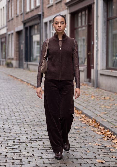 MSCH COPENHAGEN Haut MSCHJANIE ILLENORA TOP en marron - large