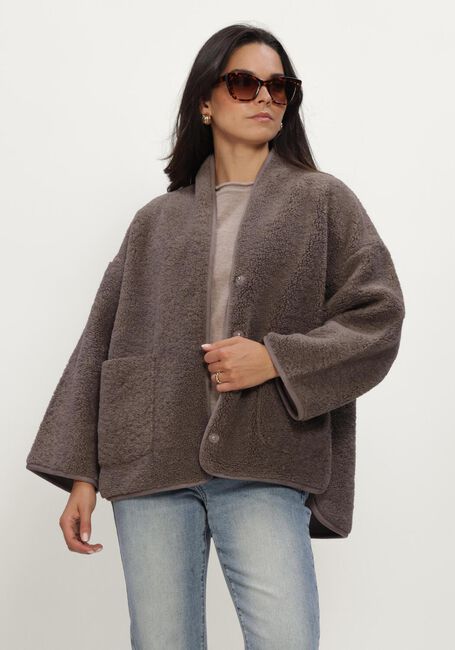 Bruine KNIT-TED Jassen JOKO JACKET - large