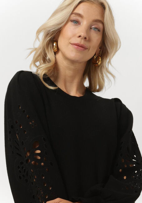 OBJECT Robe midi REYNARD LS KNIT DRESS en noir - large