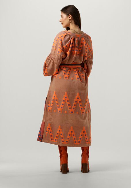 Oranje DEVOTION Maxi jurk KORALI - large