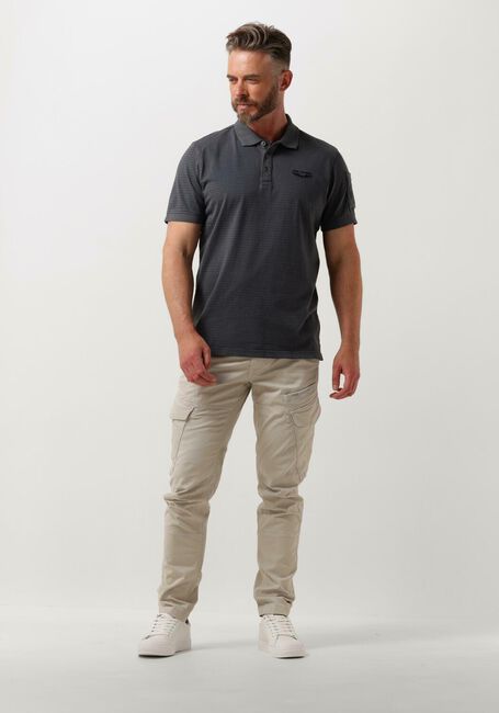 Witte PME LEGEND Polo SHORT SLEEVE POLO MELANGE STRIPED - large