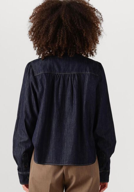 SECOND FEMALE DERA DENIM SHIRT Blouses en noir - large