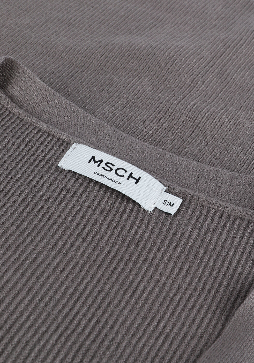 MSCH COPENHAGEN Robe midi INETA RACHELLE LONG CARDIGAN en taupe - large