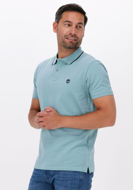 TIMBERLAND Polo SS MILLERS RIVER Bleu clair - large