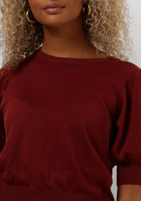 MINUS Haut LIVA KNIT TEE en marron - large