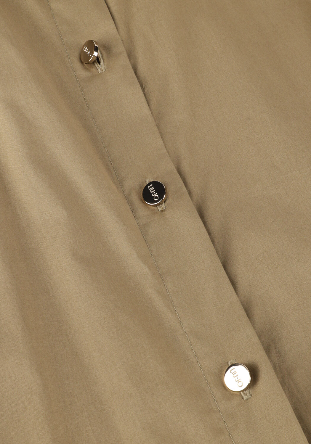 LIU JO Robe midi 3.0 ABITO CHEMISIER S/M Kaki - large