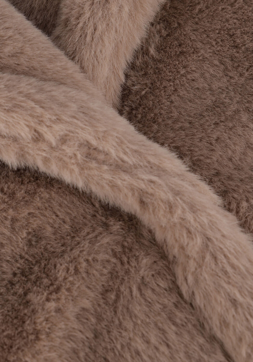 NOTRE-V Manteau en fausse fourrure FUR COAT SHORT en taupe - large