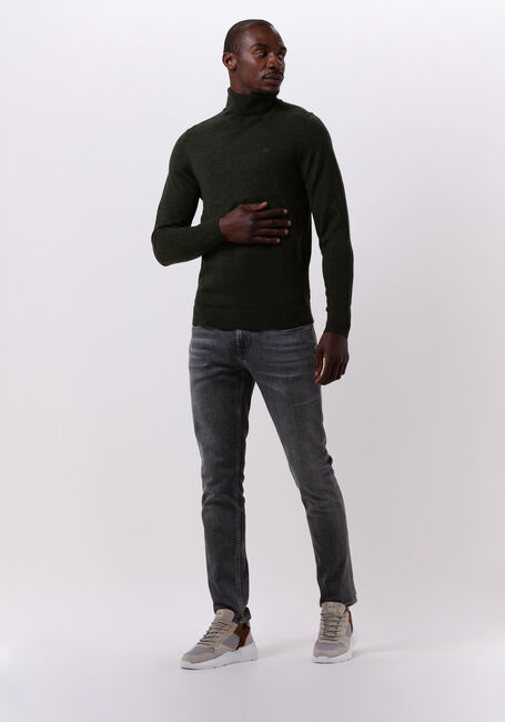Olijf CALVIN KLEIN Coltrui MERINO TURTLE NECK - large