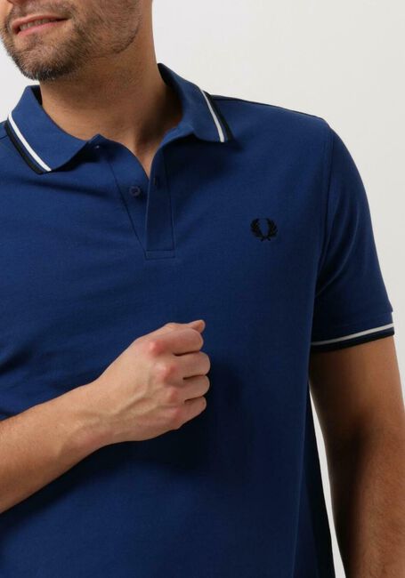 FRED PERRY Polo TWIN TIPPED FRED PERRY SHIRT Cobalt - large