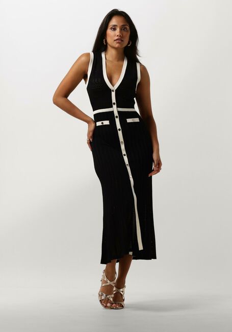 LIU JO Robe midi CREPE FANCY LADY DRESS en noir - large