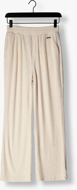 COLOURFUL REBEL Pantalon MELODY STRUCTURE STRAIGHT PANTS Écru - large