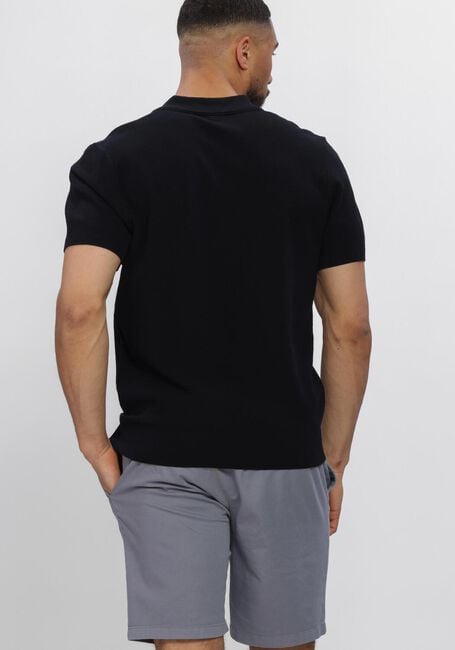 Donkerblauwe PROFUOMO Polo POLO OPEN COLLAR LUXURY BASIC - large