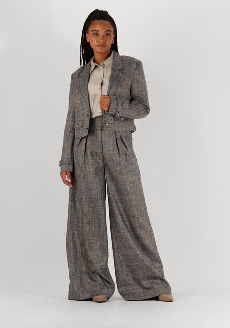 AAIKO Pantalon FREDERIQUE TWEED VIS 540 en noir - large