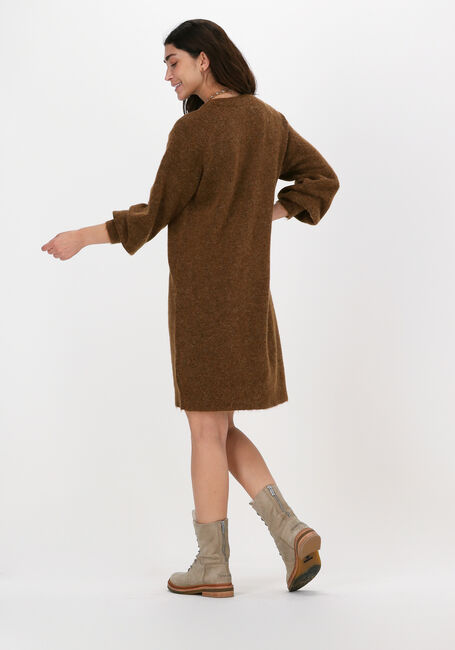 SELECTED FEMME Mini robe SLFLULU LS KNIT DRESS B en marron - large
