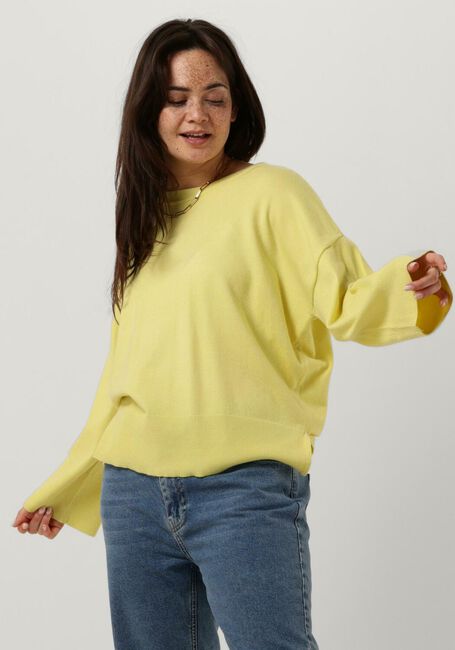 MSCH COPENHAGEN Pull DALINDA RACHELLE PULLOVER en jaune - large