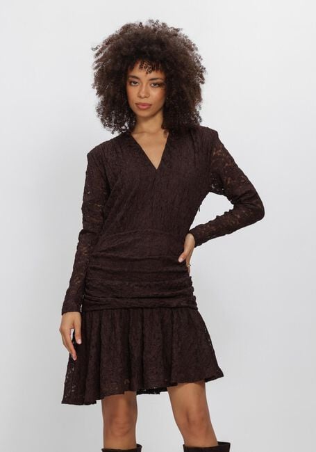 Bruine DANTE6 Mini jurk SKYDANCE LACE MINI DRESS - large