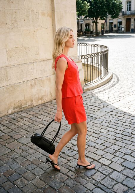 Y.A.S. YASLIRMA SL TOP Hauts & T-shirts en rouge - large