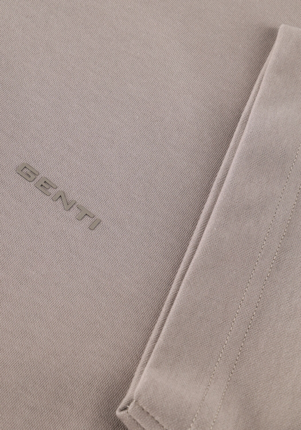 GENTI Polo T-SHIRT SS 1227 en taupe - large