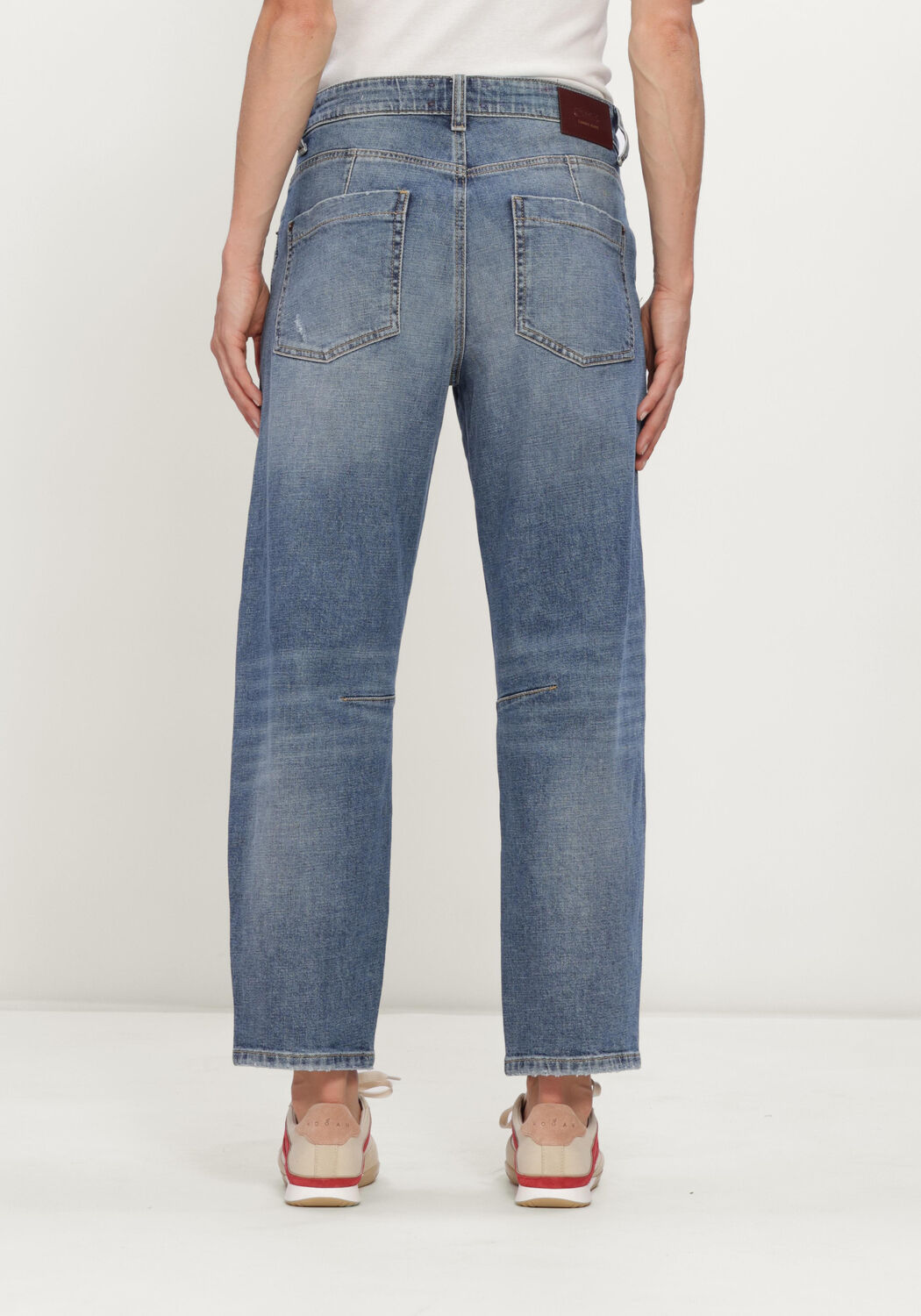 Blauwe CAMBIO Wide jeans ELIA - large