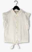 LIKE FLO Blouse SOLID CHECK KNOTTED BLOUSE en blanc - medium