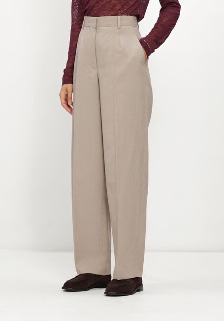 CATWALK JUNKIE Pantalon large CHECK TAPERED TROUSERS en beige - large