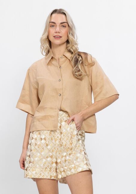 GREEK ARCHAIC KORI S26K-1005032 Pantalons en beige - large