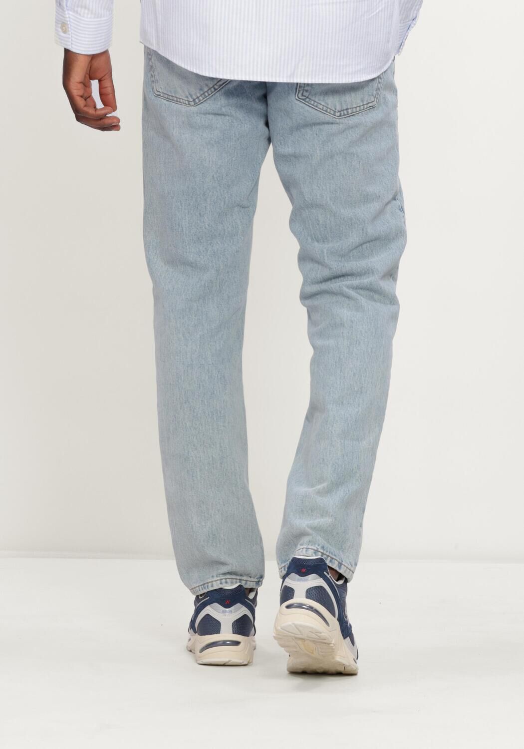 Blauwe WOODBIRD Straight leg jeans DOC DOONE JEANS - large