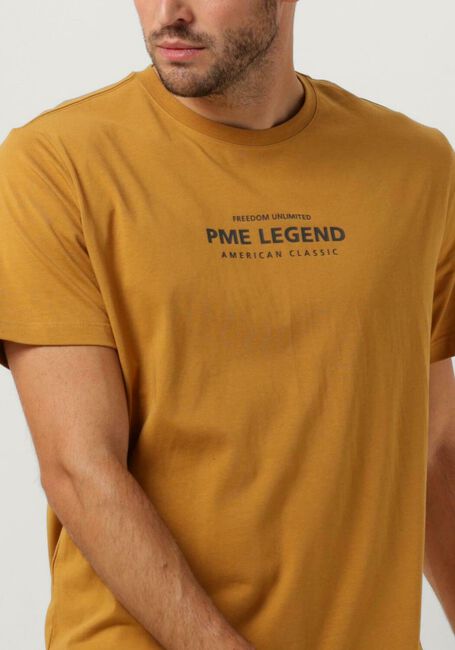 PME LEGEND T-shirt SHORT SLEEVE R-NECK COTTON ELASTANE JERSEY en marron - large