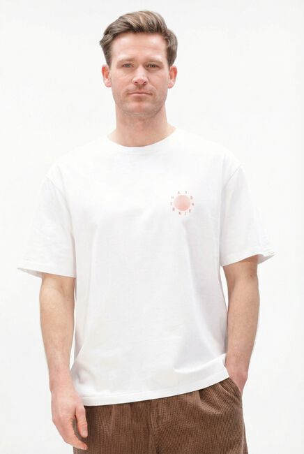 Witte ANERKJENDT T-shirt KVILLADS SUN TEE - large