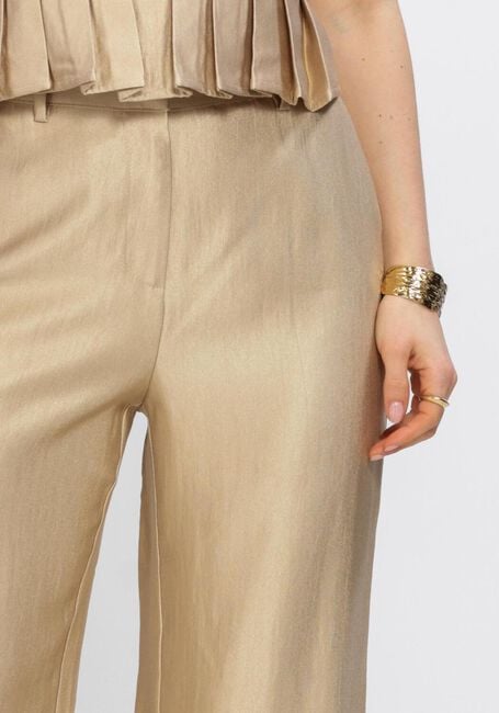 Gouden FREEBIRD Wijde broek F-WV-SHINY-TWILL-26-1 - large