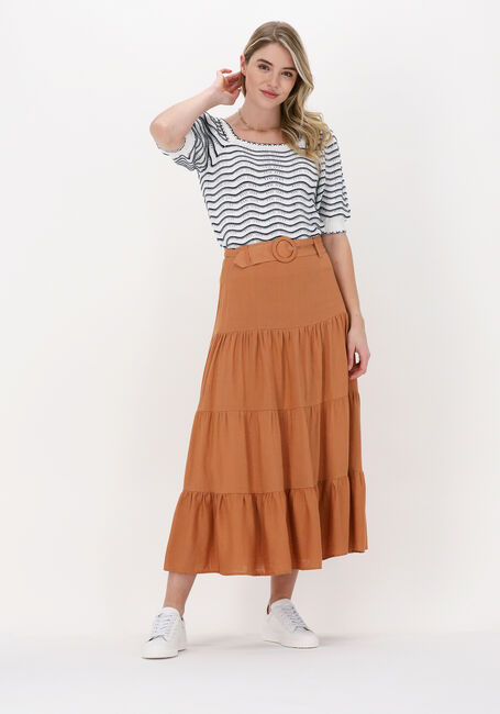 SUNCOO Jupe midi FERGIE en marron - large