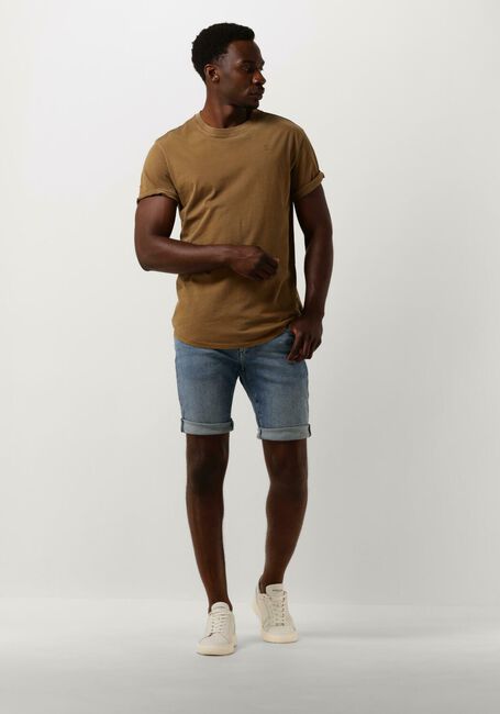 Blauwe G-STAR RAW Jeans 3301 SLIM SHORT - large