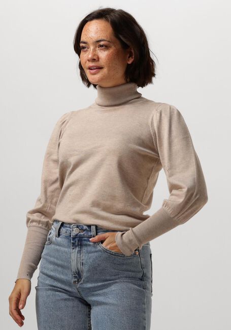 NOTRE-V Col roulé BASIC KNIT BLOUSE en beige - large