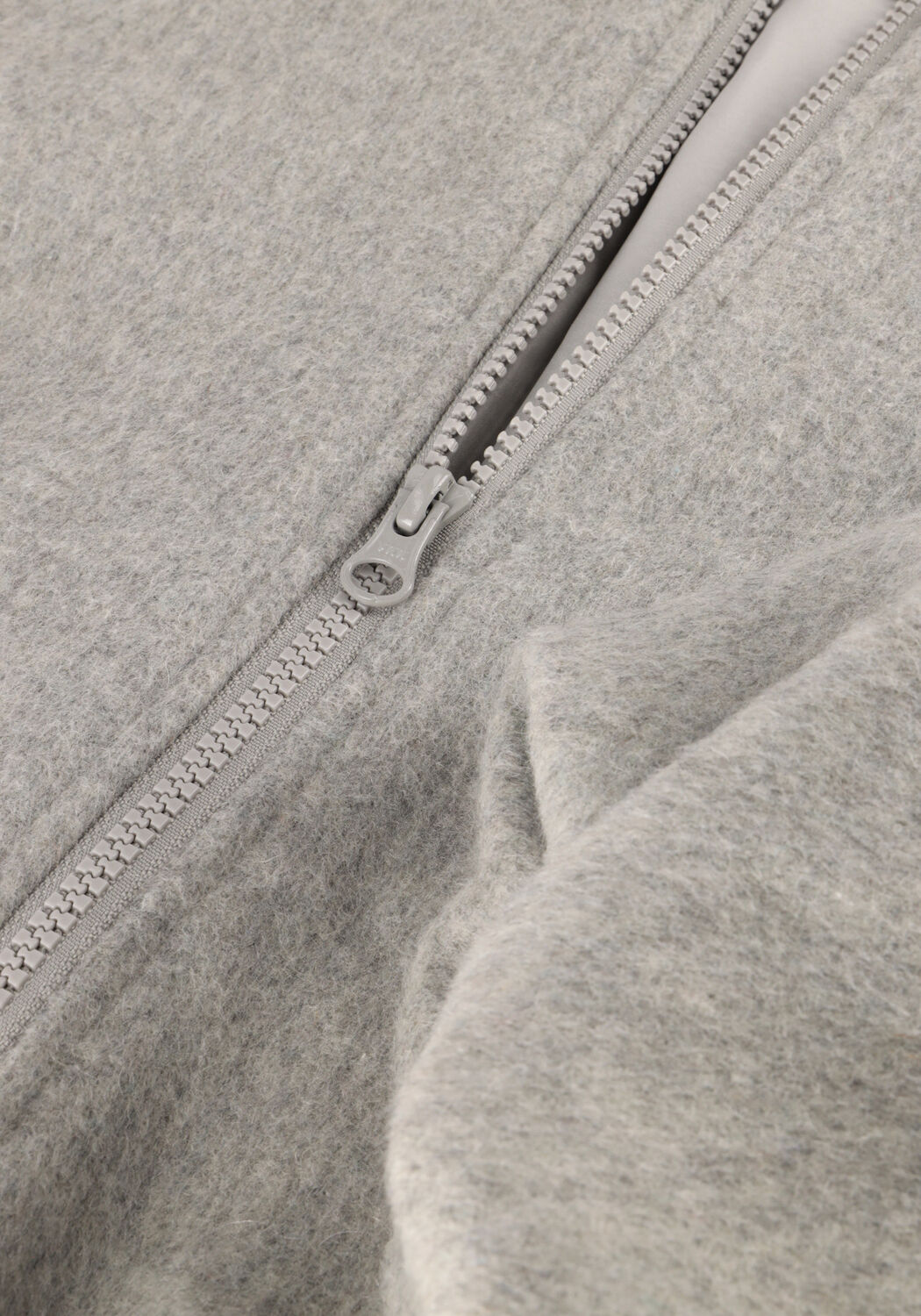 Grijze SUMMUM Mantel JACKET BOMBER CLASSIC WOOL - large