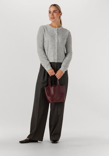 Lichtgrijze SUMMUM Vest CARDIGAN WOOL ELASTANE BLEND KNIT Lichtgrijze SUMMUM Vest CARDIGAN WOOL ELASTANE BLEND KNIT - large