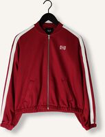 ALIX THE LABEL Gilet LADIES KNITTED TRAININGS SWEAT JACKET Bordeaux ALIX THE LABEL Gilet LADIES KNITTED TRAININGS SWEAT JACKET Bordeaux - medium